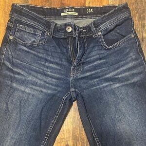 Buckle Men's Relaxed Jeans - Dark Blue